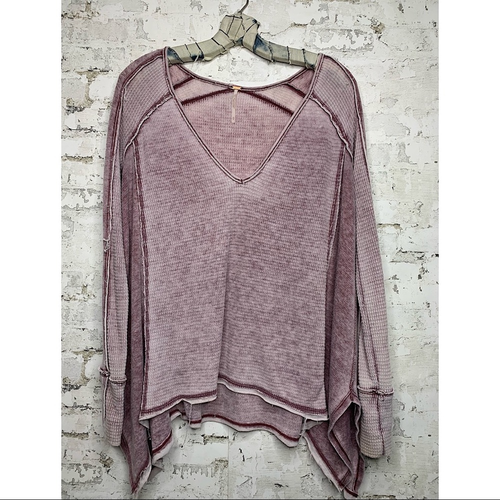 Free People Flowy Thermal Long Sleeve Top